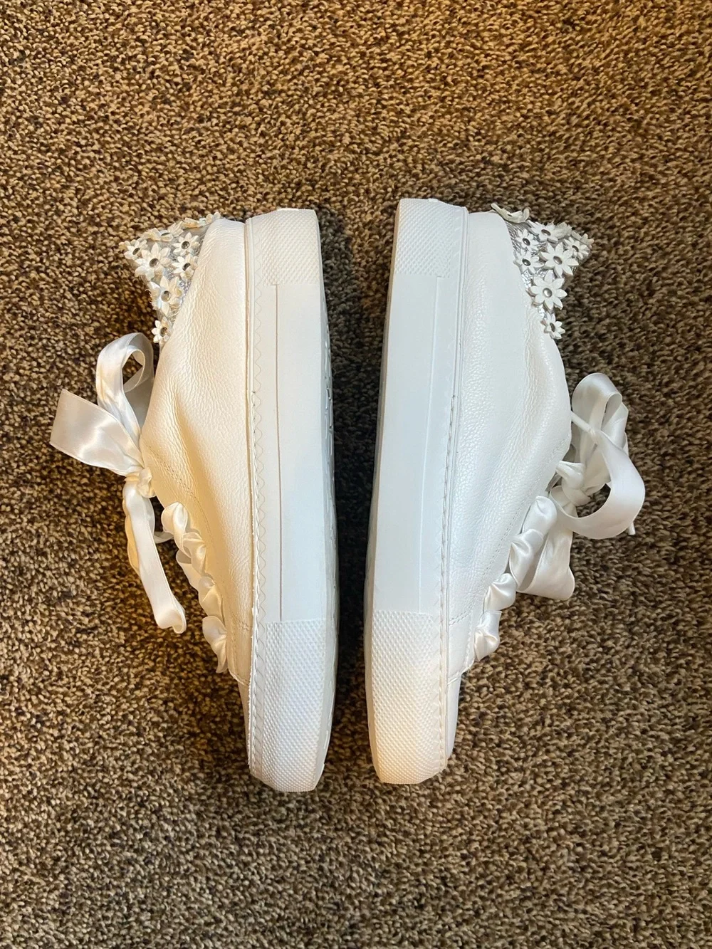 Paul Green Serena Floral Embellished Sneakers UK4/US6.5